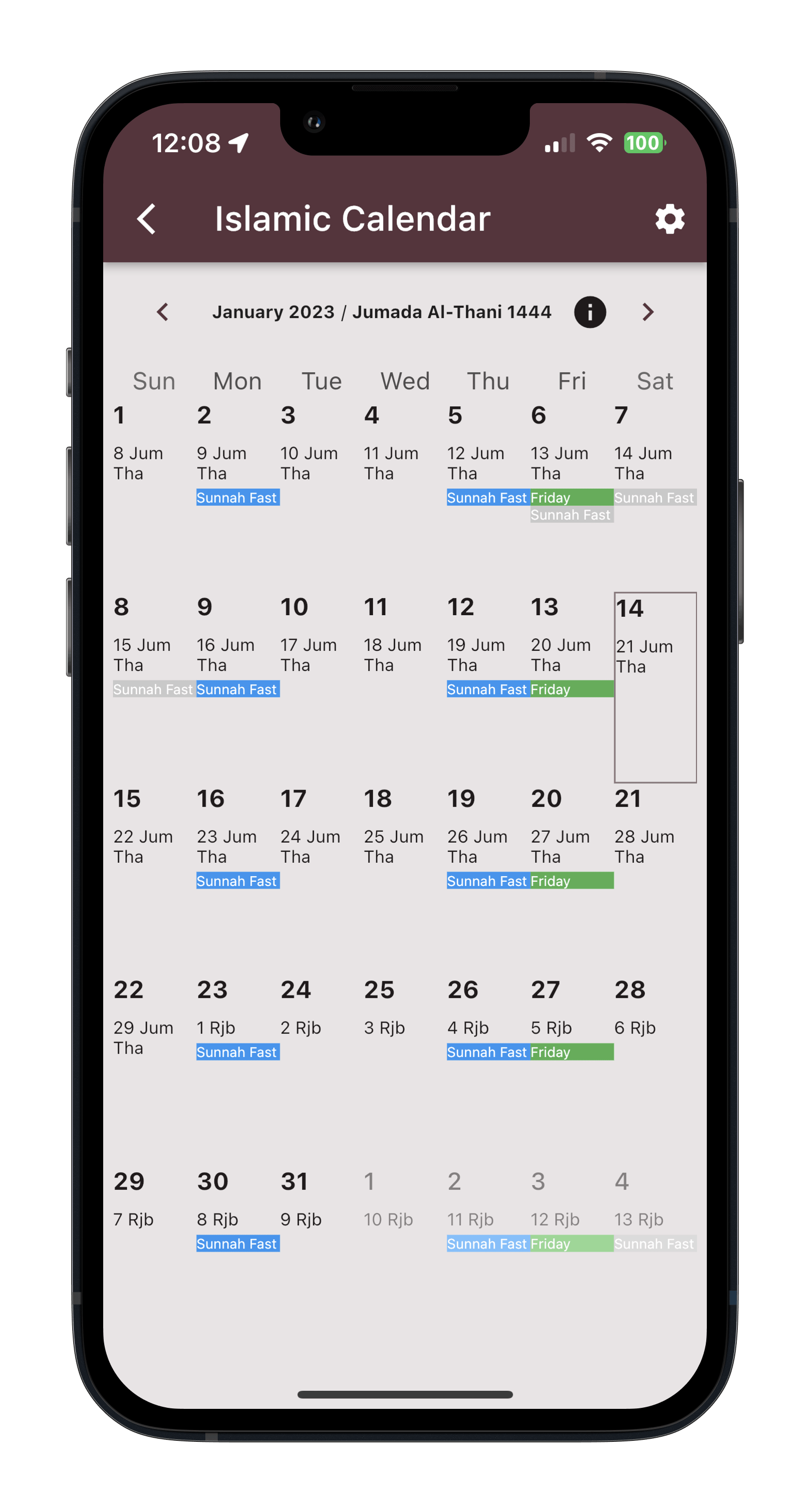 Islamic Calender
